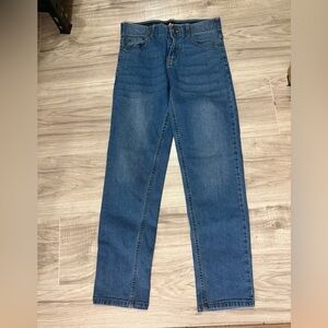 Architech Boys' Jeans Size 14s Blue Straight Fit Dark Wash